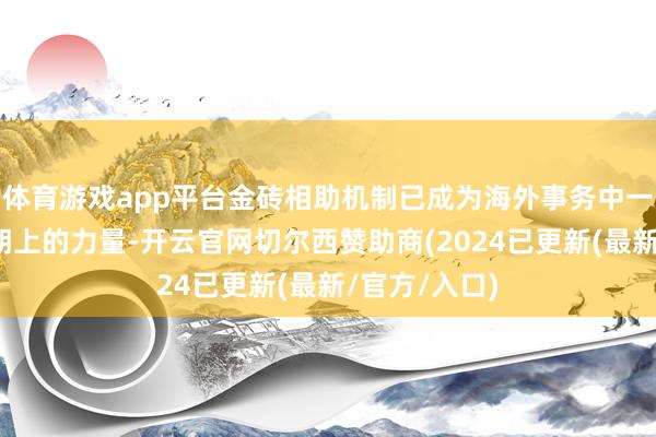 体育游戏app平台金砖相助机制已成为海外事务中一支积极巩固朝上的力量-开云官网切尔西赞助商(2024已更新(最新/官方/入口)